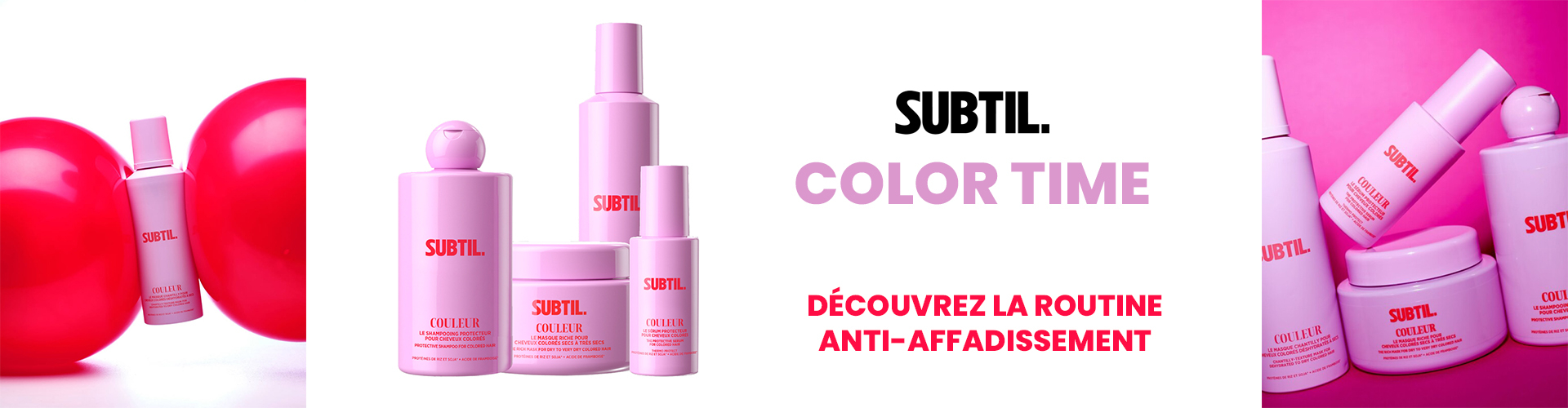 Subtil Color Time : gamme protection couleur cheveux colorés